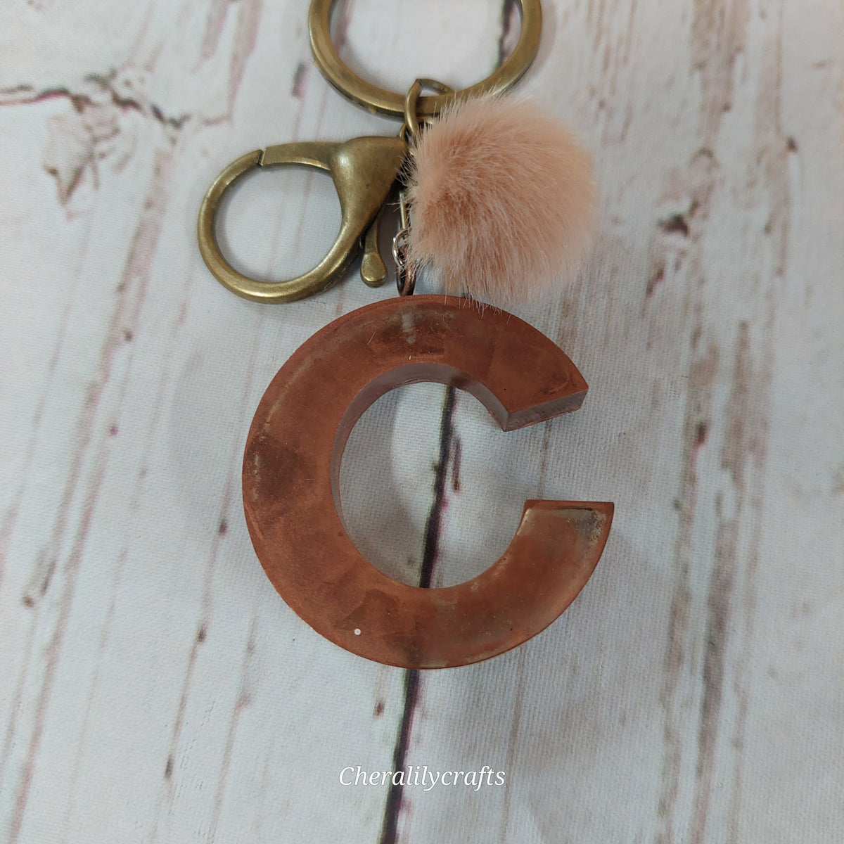 Letter 'C' Keychain