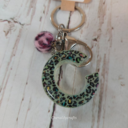 Letter 'C' Keychain