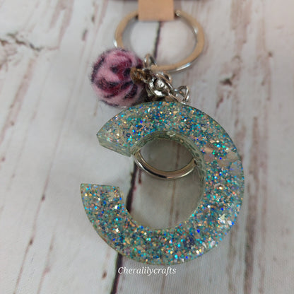 Letter 'C' Keychain