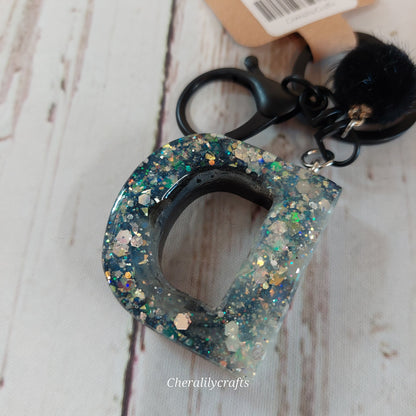 Letter 'D' Keychain