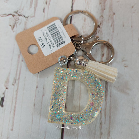 Letter 'D' Keychain