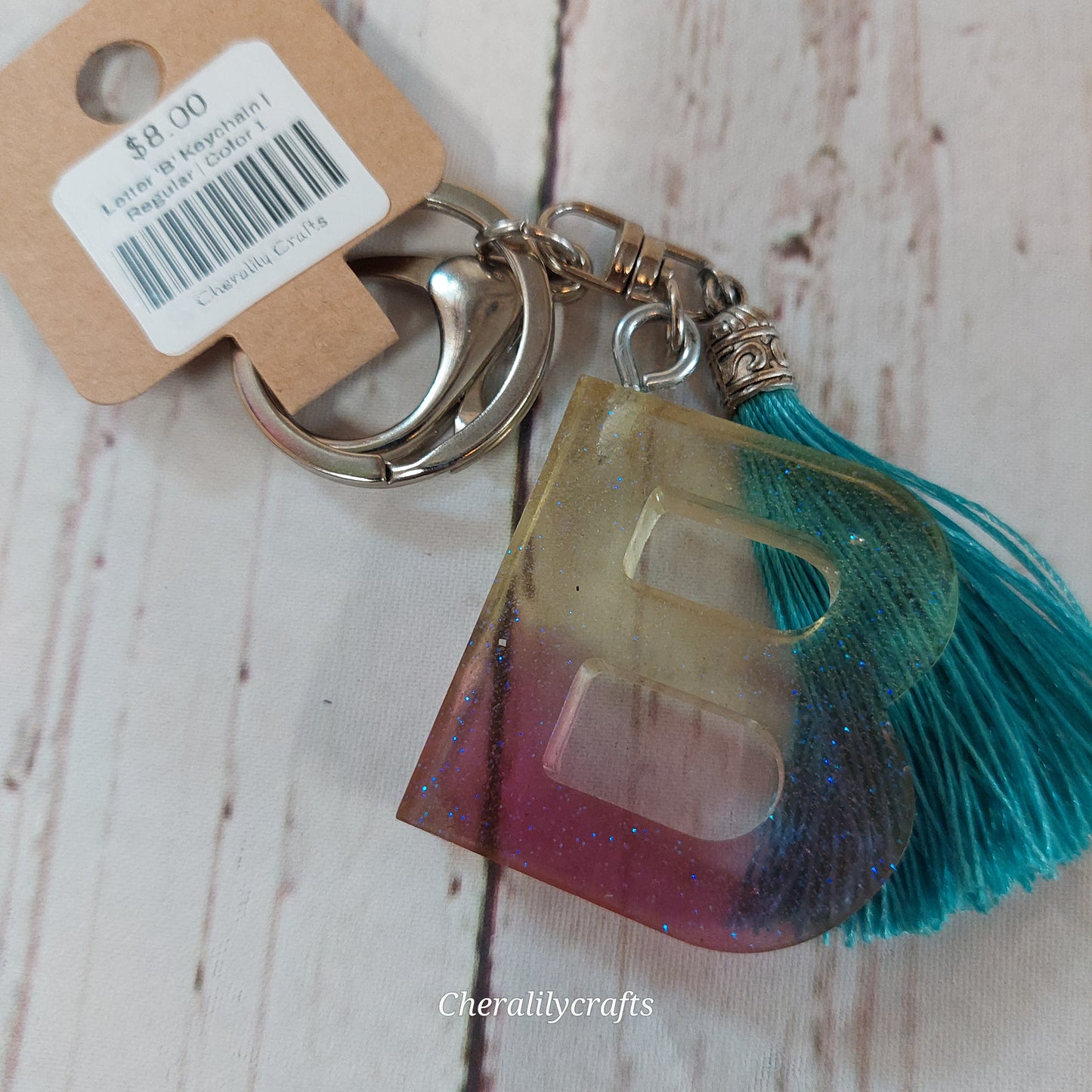 Letter 'B' Keychain