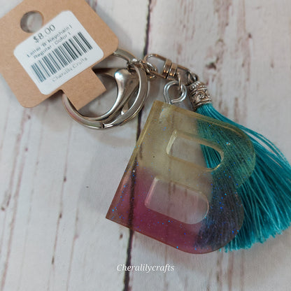 Letter 'B' Keychain