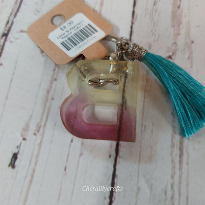 Letter 'B' Keychain
