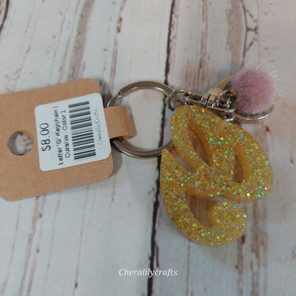 Letter 'G' Keychain