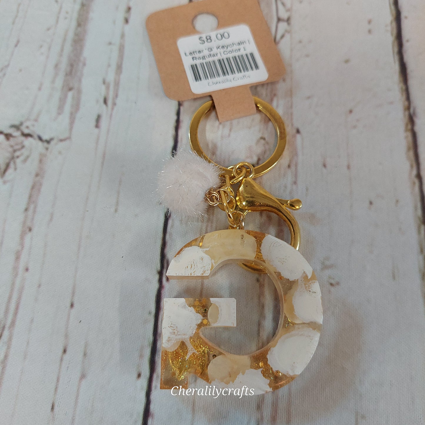 Letter 'G' Keychain