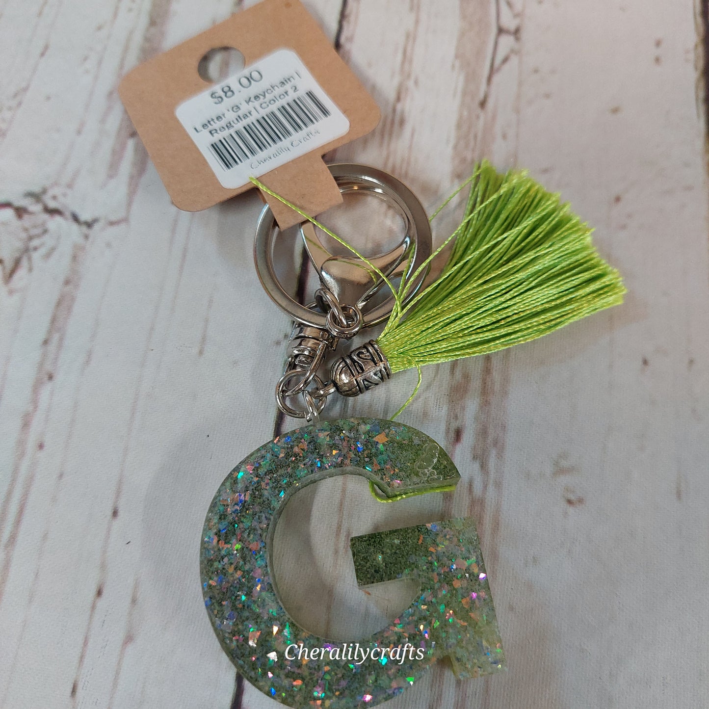 Letter 'G' Keychain