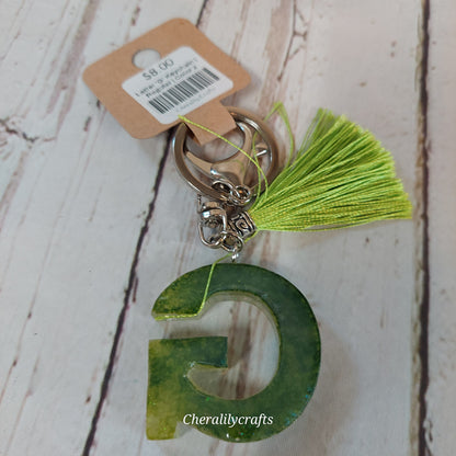 Letter 'G' Keychain