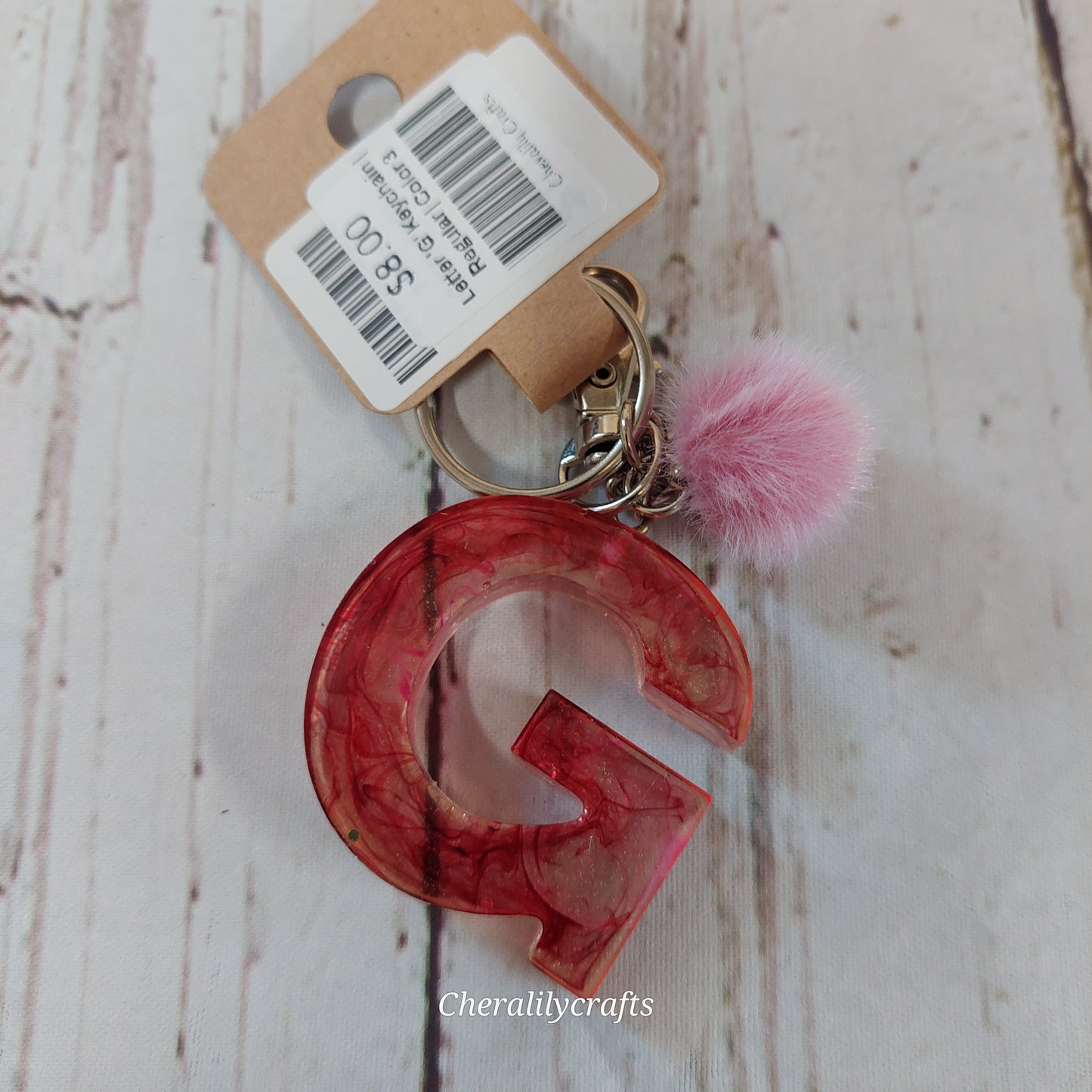 Letter 'G' Keychain
