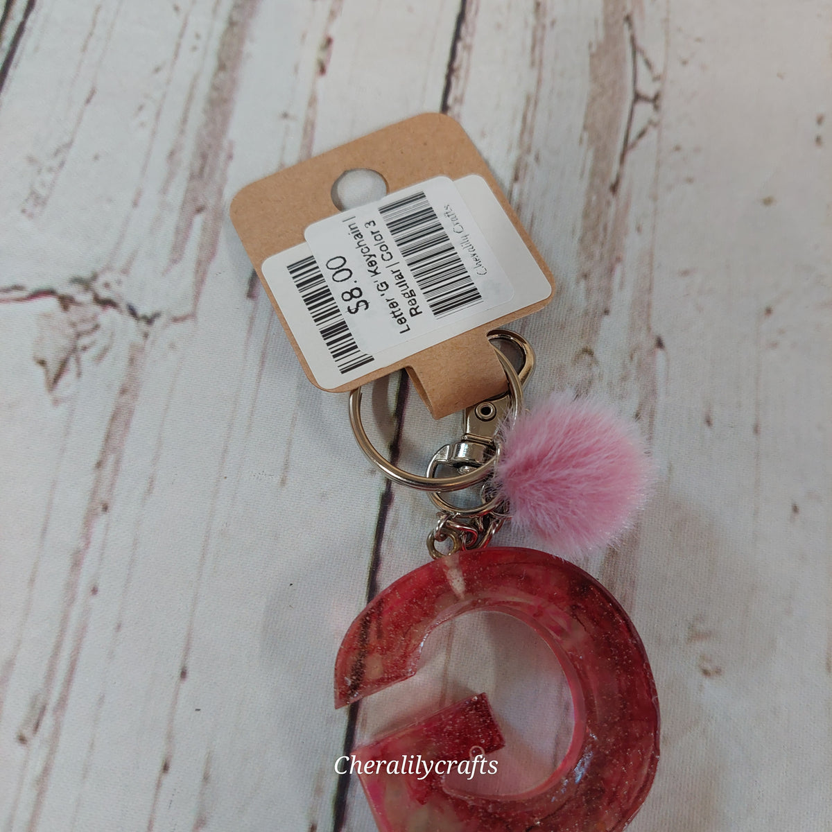 Letter 'G' Keychain