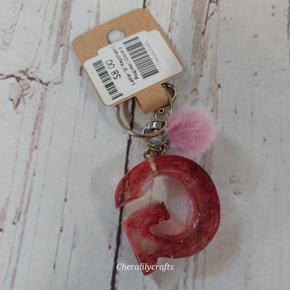 Letter 'G' Keychain