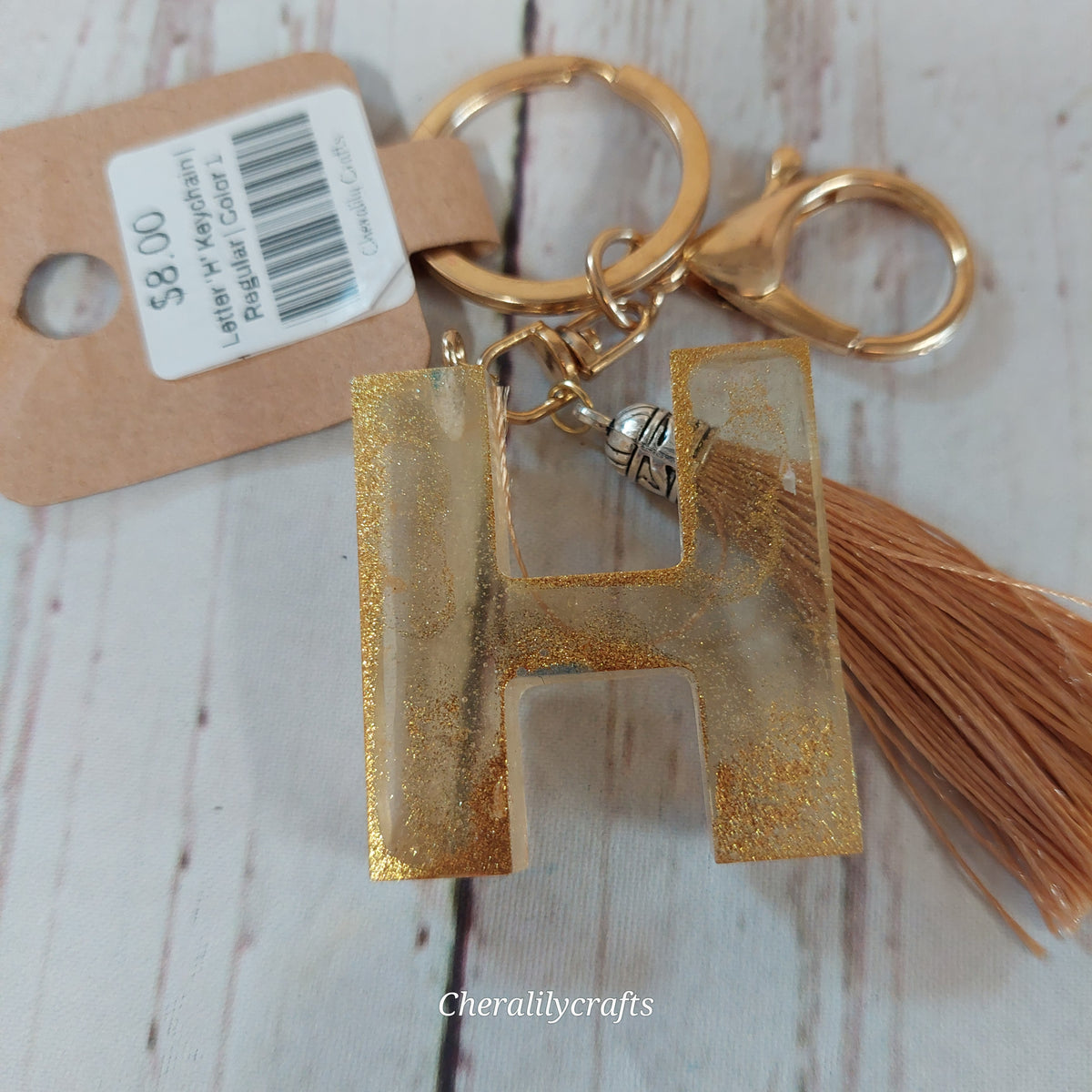 Letter 'H' Keychain