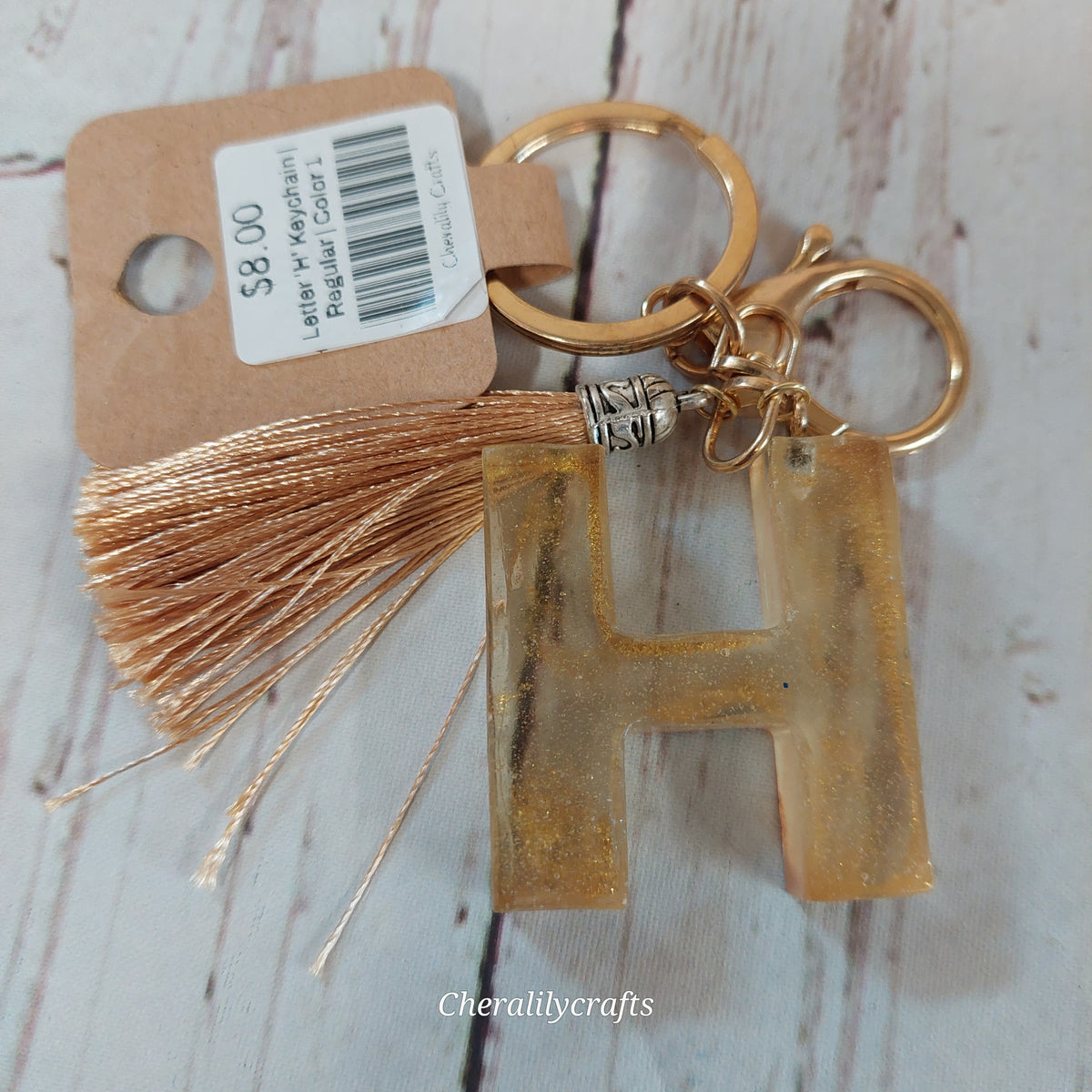Letter 'H' Keychain