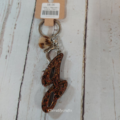 Letter 'J' Keychain