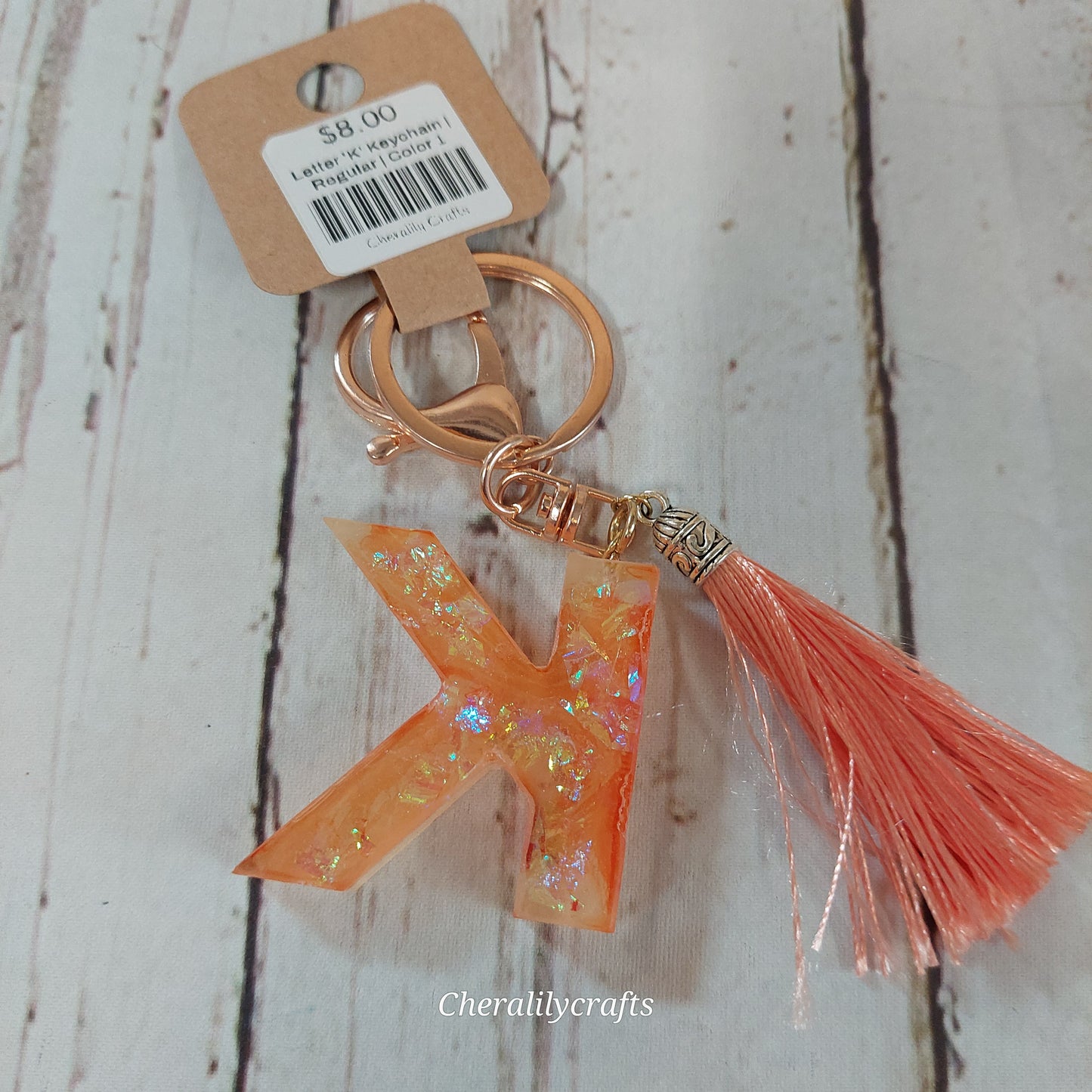 Letter 'K' Keychain