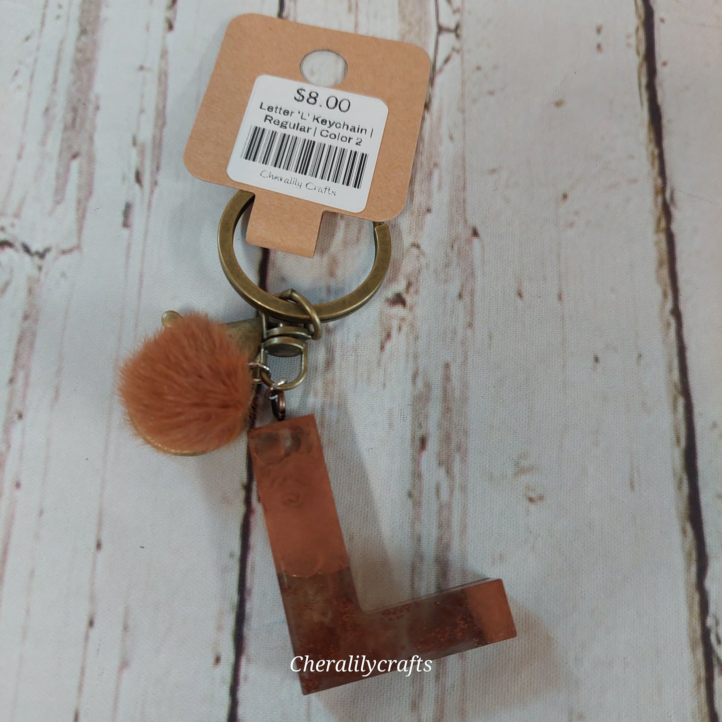 Letter 'L' Keychain