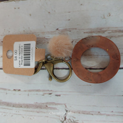 Letter 'O' Keychain