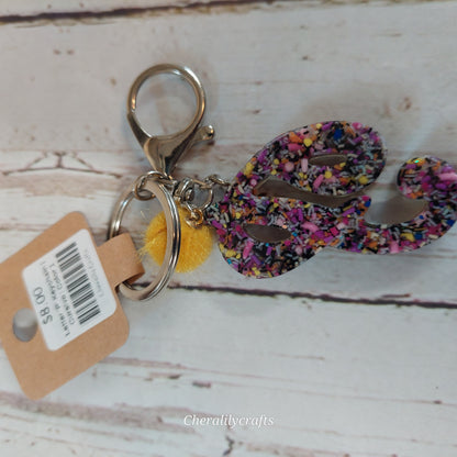 Letter 'P' Keychain