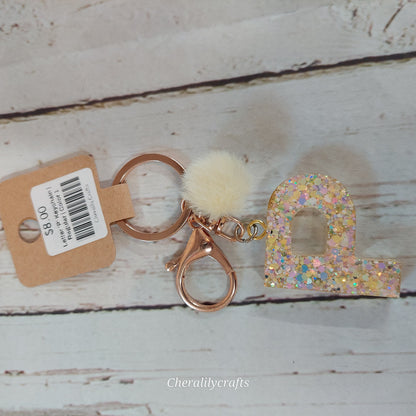 Letter 'P' Keychain