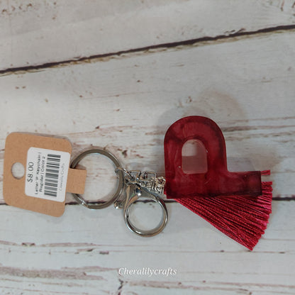 Letter 'P' Keychain