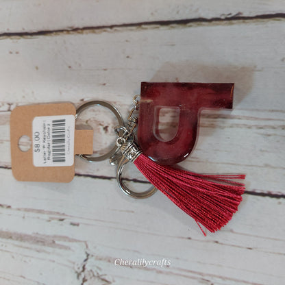Letter 'P' Keychain