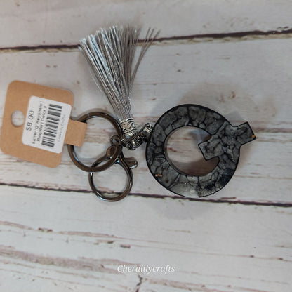 Letter 'Q' Keychain