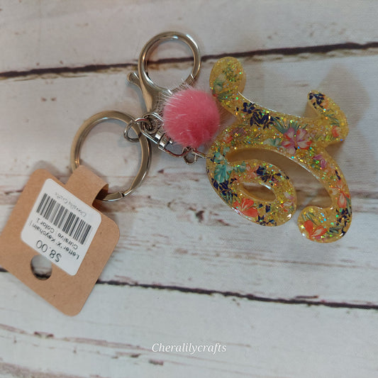 Letter 'X' Keychain