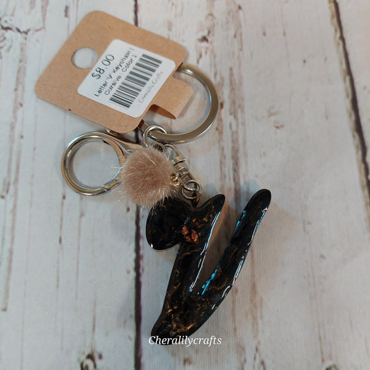 Letter 'V' Keychain